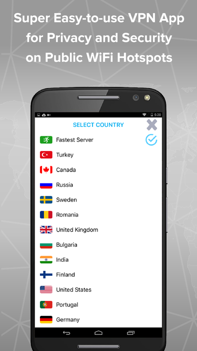 Unlimited FREE VPN - 123VPN Screenshot2