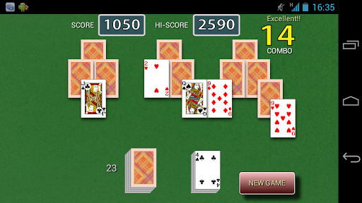 Tri Peaks Solitaire Screenshot1