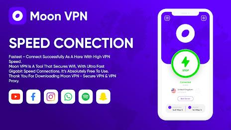 Moon VPN - Secure VPN Screenshot3