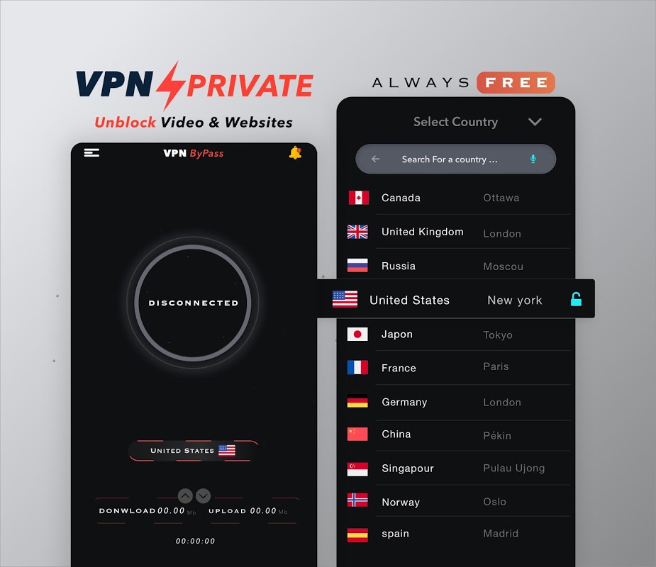 VPN Private : Unblock Websites Free VPN Proxy Screenshot2