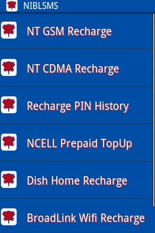 NIBL Mobile (SMS) Banking Screenshot3