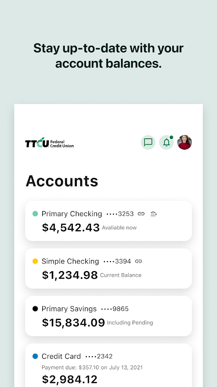 TTCU Mobile Banking Screenshot3