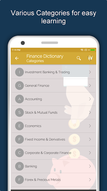 Financial & Banking Dictionary Screenshot2