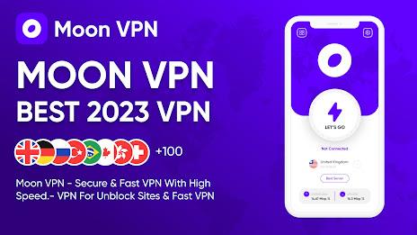 Moon VPN - Secure VPN Screenshot1