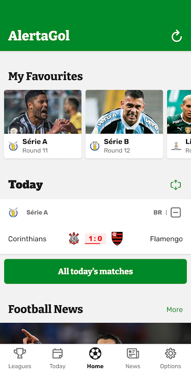 AlertaGol - Resultados Futebol Screenshot1
