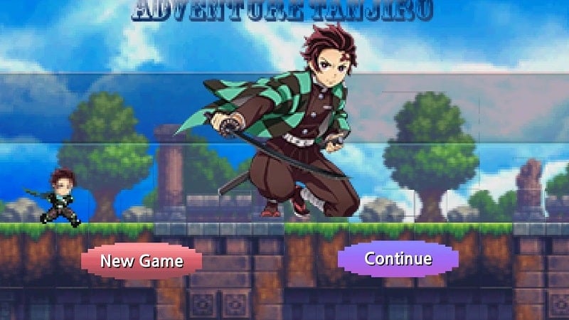 Tanjiro Game: Pixel Adventure Screenshot1