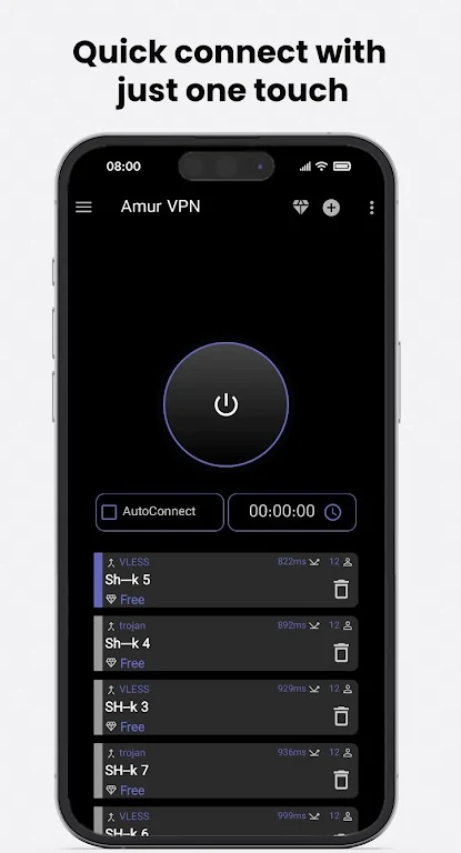 Amur VPN: Fast & Safe Screenshot2