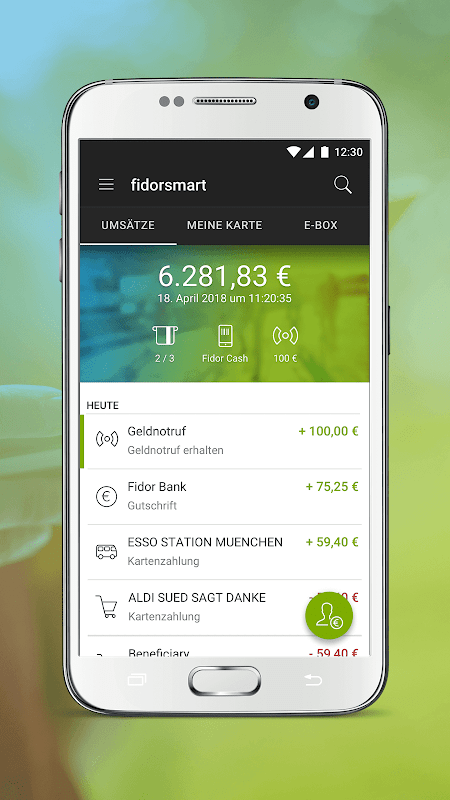 Fidor Smart Banking Screenshot1