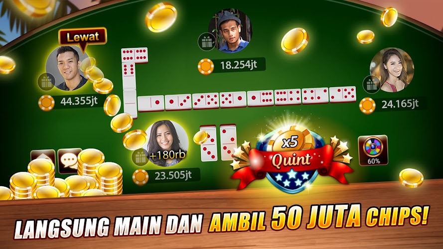 LUXY Domino Gaple QiuQiu Poker Screenshot1