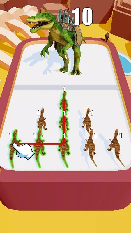 Merge Battle: 3D Dinosaur Game Screenshot2