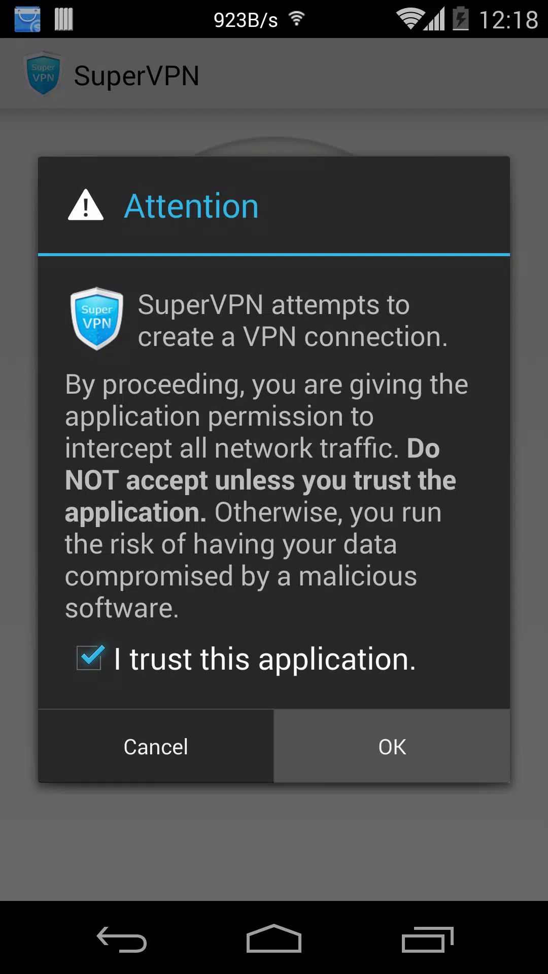 SuperVPN Free VPN Client Screenshot2