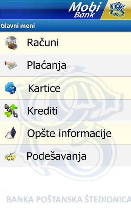 MobiBankPŠ-banka u telefonu Screenshot1