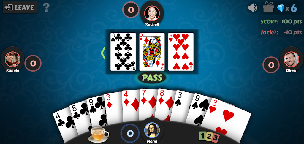 Hearts - Offline Card Game Screenshot4