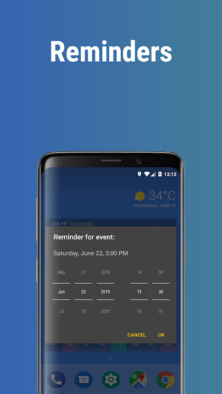 Calendar Widget: Month + Agenda Mod Screenshot3