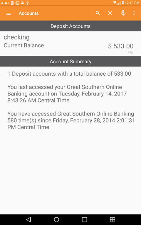 Great Southern Mobile Banking Screenshot2