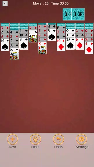 Spider Solitaire : 300 levels Screenshot4