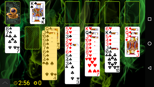 Spider Solitaire (Web rules) Screenshot1