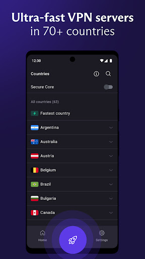 VPN Proton: Fast & Secure VPN Screenshot3