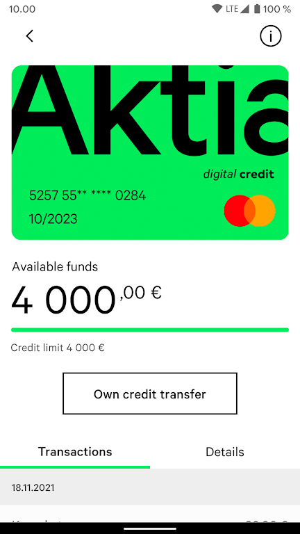 Aktia Mobile Bank Screenshot3