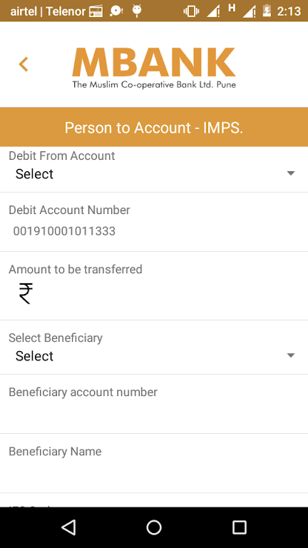 MBANK - The Muslim Co-Op. Bank Screenshot4