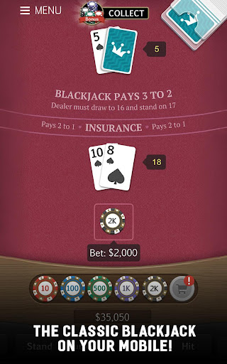 Royal Blackjack Casino: 21 Card Game Screenshot2