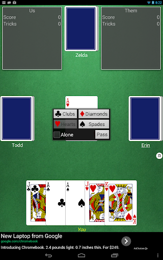 Euchre (free) Screenshot1