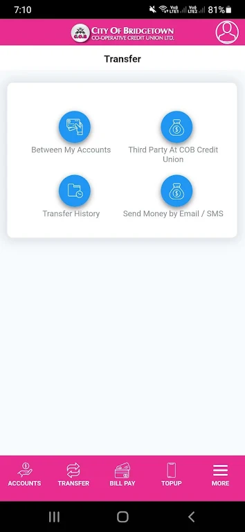 C.O.B Mobile Banking Screenshot3