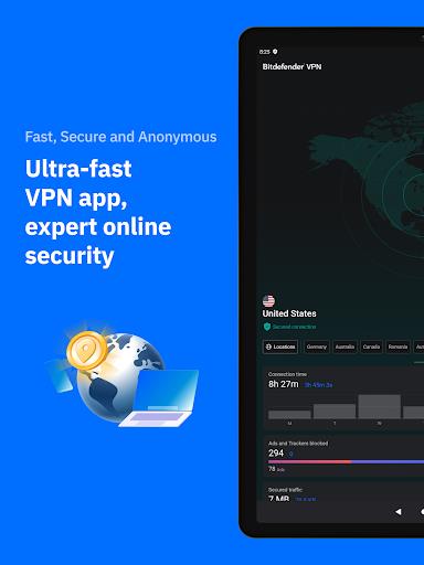 Bitdefender VPN: Fast & Secure Screenshot1