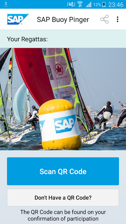 SAP Sailing Buoy Pinger Screenshot1