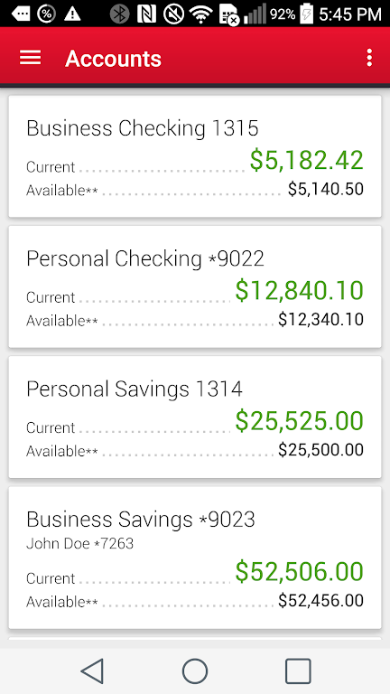 RIAFCU Mobile Banking Screenshot1