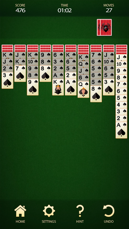 Spider Solitaire - Free Card Game Screenshot2