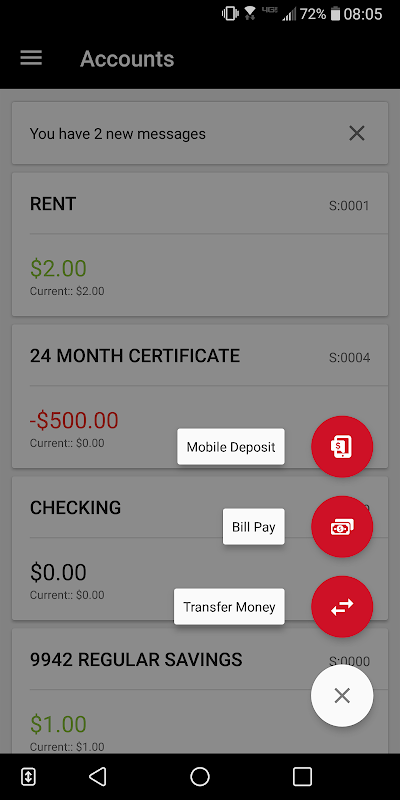 FFCCU Mobile Banking Screenshot3