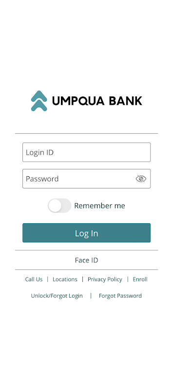 Umpqua Bank Mobile Banking Screenshot1