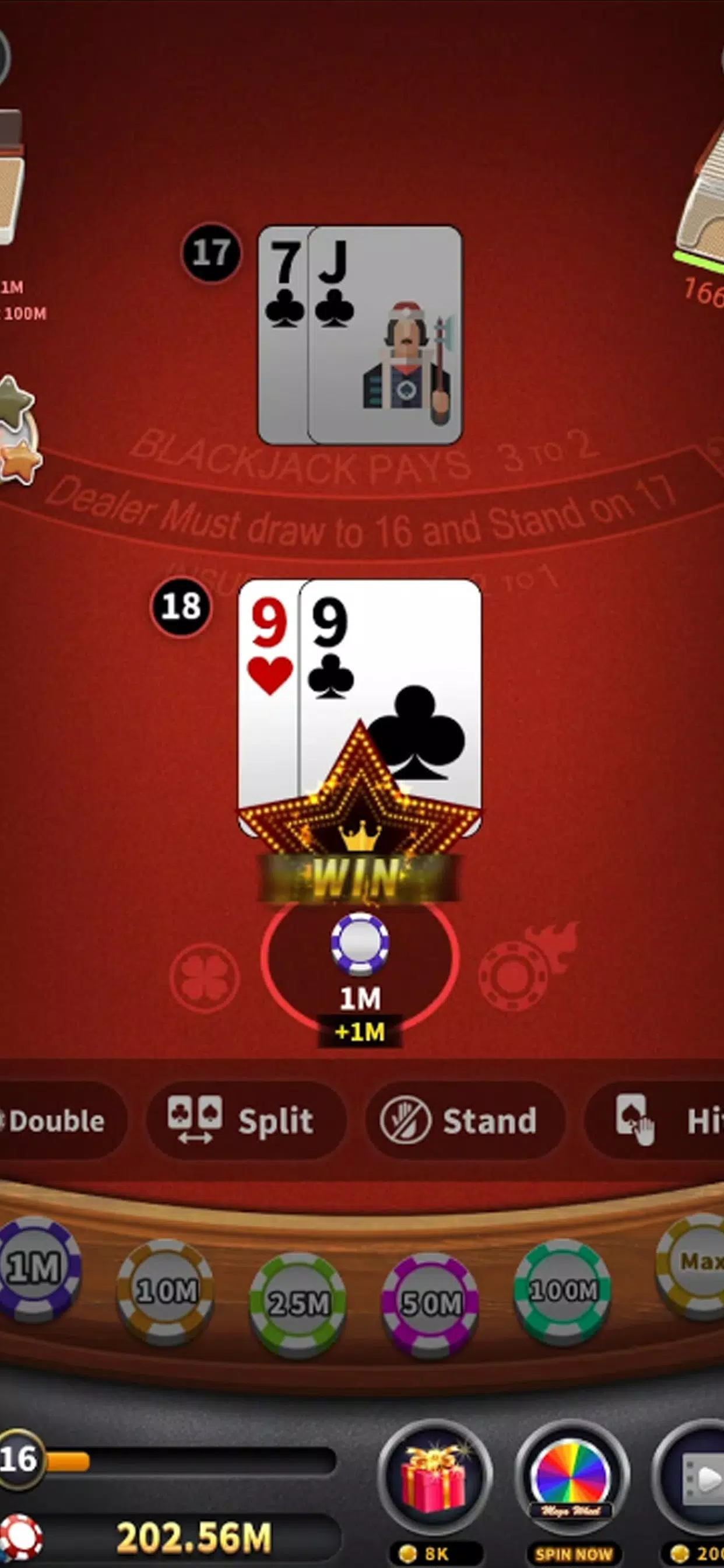 BlackJack 21 Offline Screenshot3