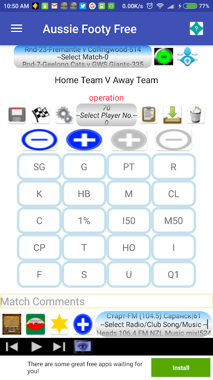 Aussie Rules FootyPredictor Screenshot4