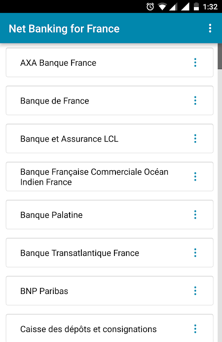 Net Banking App for France Screenshot2