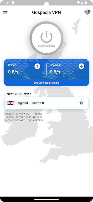 Gospecia VPN Screenshot4