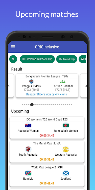 CricInclusive: Fantasy teams Screenshot1