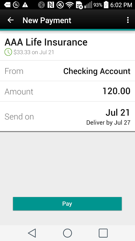 Quincy CU - Mobile Banking Screenshot4