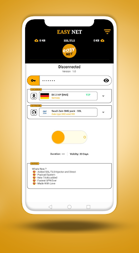 EasyNet VPN Free Data Screenshot3