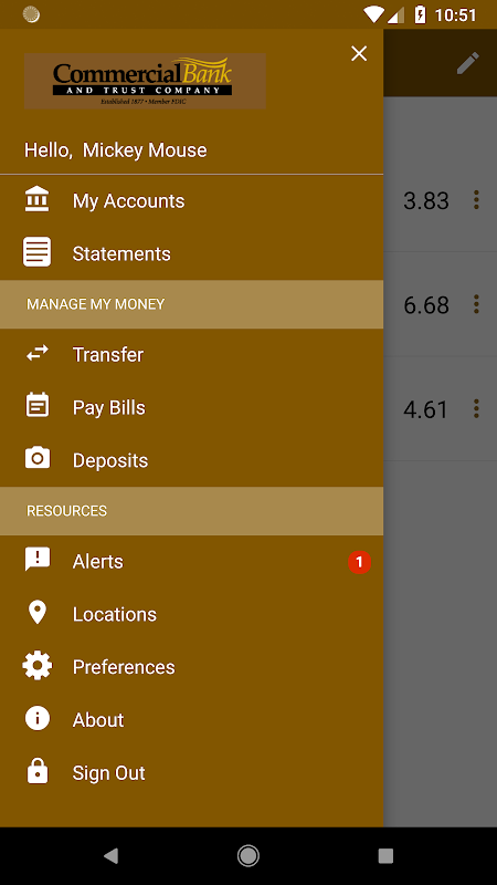 Commercial Bank Mobile Banking Screenshot3