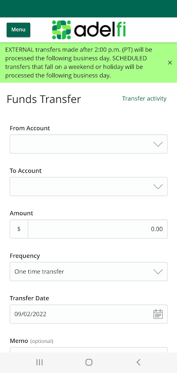 AdelFi Mobile Banking Screenshot3