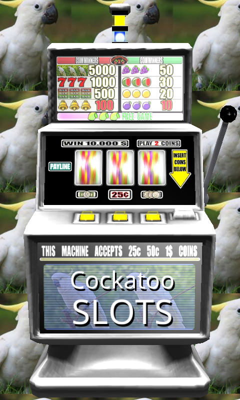 3D Cockatoo Slots - Free Screenshot1