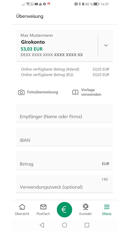 PSD Banking Screenshot3