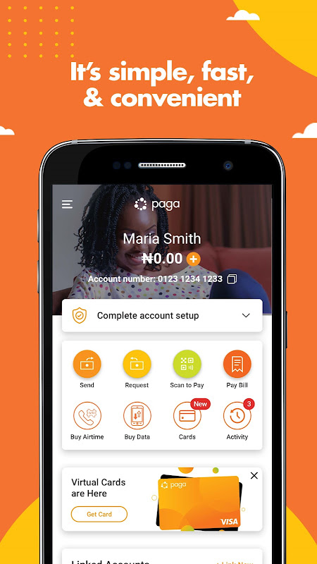 Paga - Send, Pay, and Bank Screenshot1