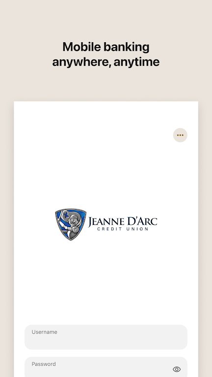 Jeanne D'Arc CU Mobile Banking Screenshot1