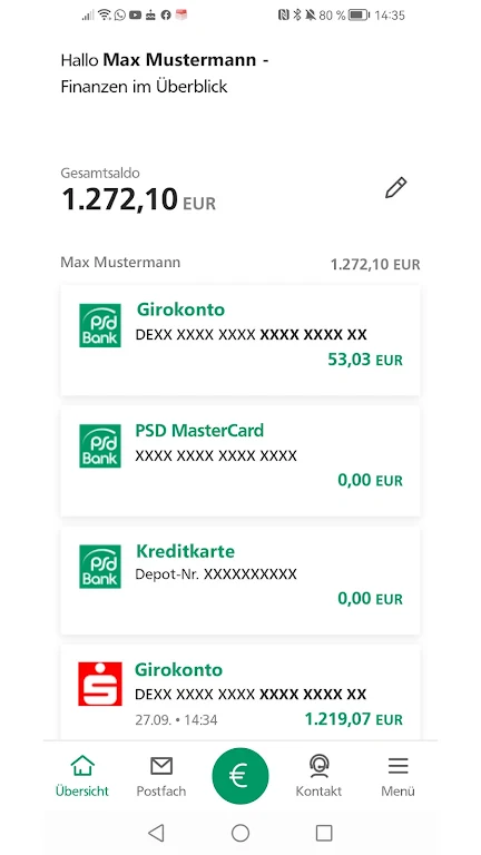 PSD Banking Screenshot1