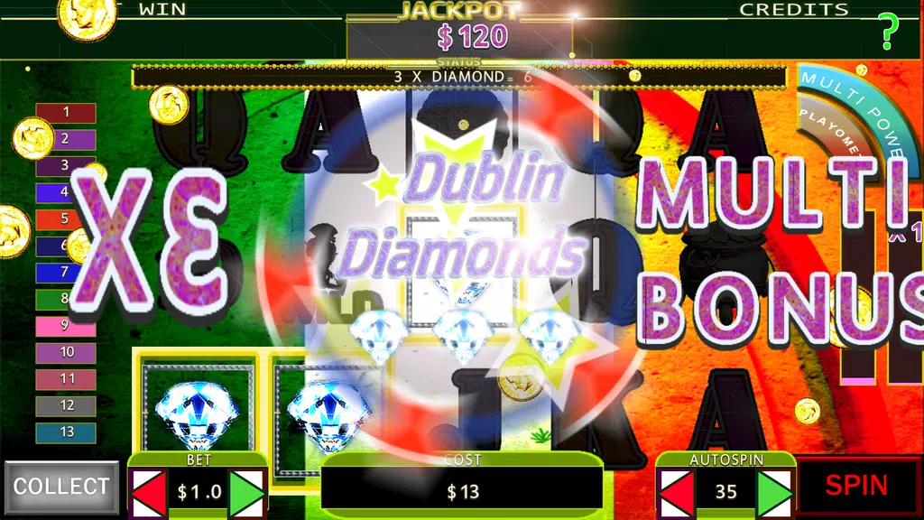 Dublin Diamonds: irish slots Screenshot1