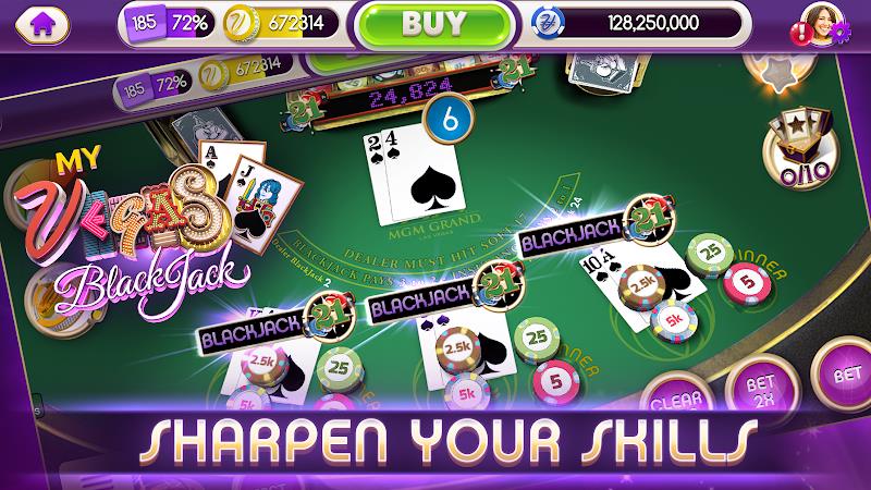 myVEGAS BlackJack 21 Card Game Screenshot1