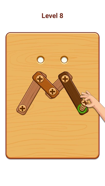 Wood Nuts Game: Unscrew Puzzle Screenshot1